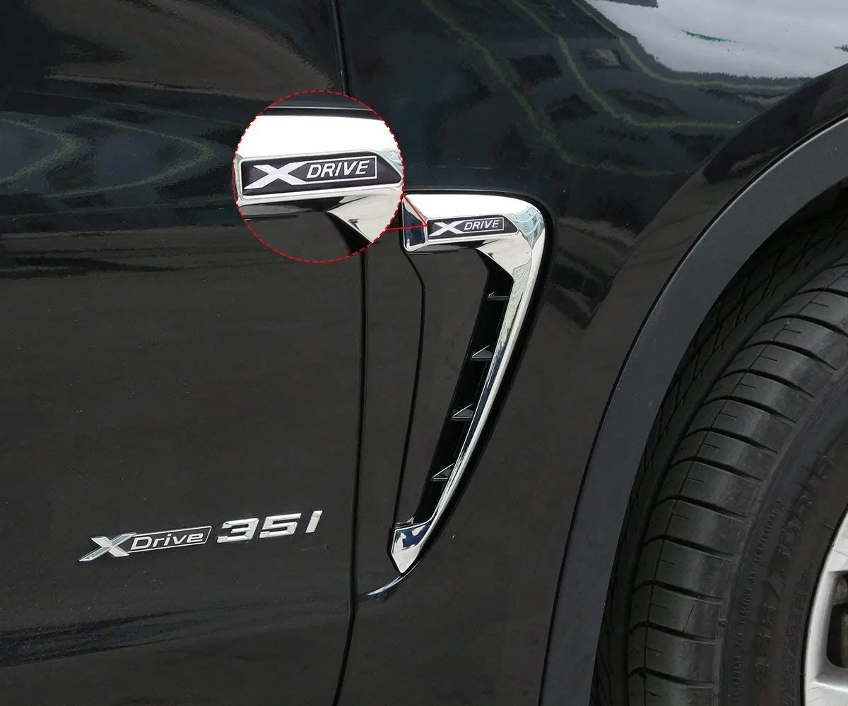 Xdrive Shark Gills Side Fender Vent Decoration Trim for BMW X5 F15 X5M F85 2014-2018
Xdrive Shark Gills Side Fender Vent Decoration Trim for BMW X5 F15 X5M F85 2014-2018