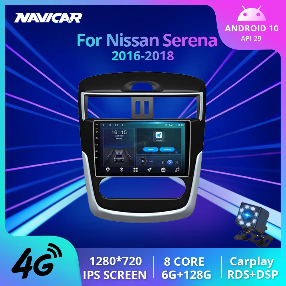 2 Din Android10.0 Car Radio For Nissan Serena 2016-2018 Radio Automotive Car Multimedia Radio Carpaly Car Video Stereo Receiver
2 Din Android10.0 Car Radio For Nissan Serena 2016-2018 Radio Automotive Car Multimedia Radio Carpaly Car Video Stereo Receiver