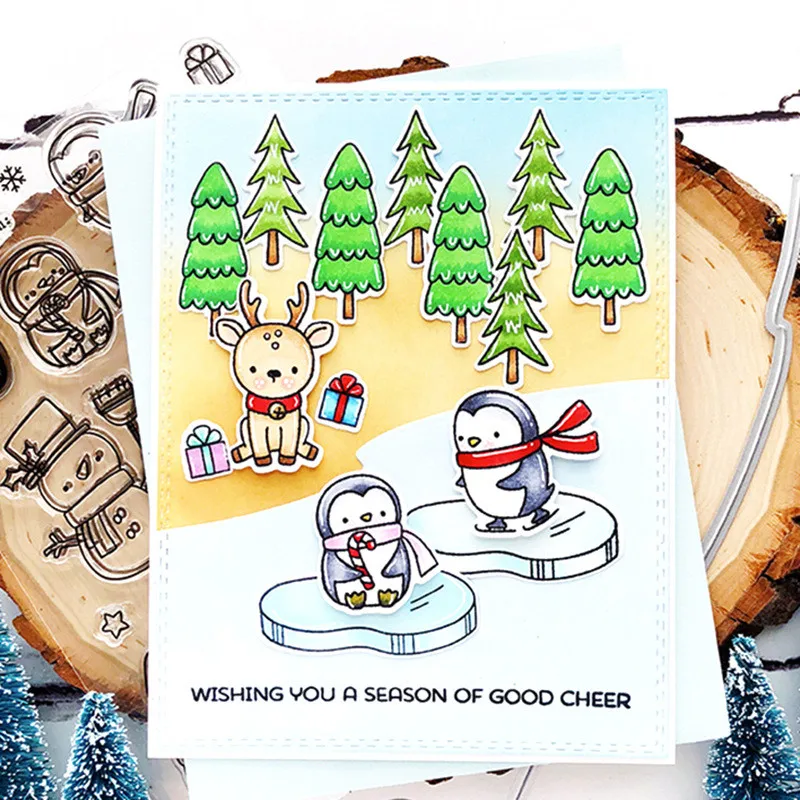 2021 Transparent Stamps & Metal Cutting Die Scrapbooking Paper DIY Handbook Card Seal Stencil Snowman Polar Bear Cattle Postcard
2021 Transparent Stamps & Metal Cutting Die Scrapbooking Paper DIY Handbook Card Seal Stencil Snowman Polar Bear Cattle Postcard