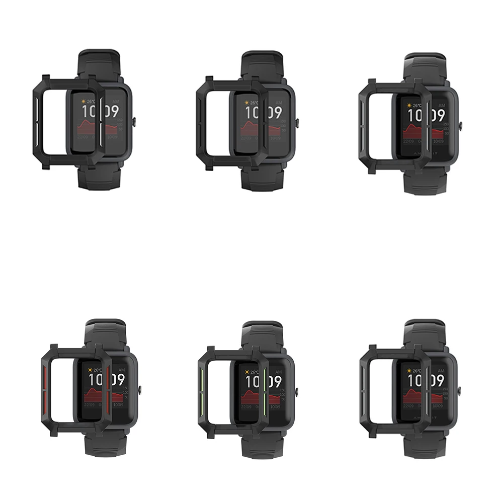 Colorful protective case cover for Xiaomi Huami Amazfit Bip s shockproof Bip/ Bip Lite Protective Shell Smart watch accessories
Colorful protective case cover for Xiaomi Huami Amazfit Bip s shockproof Bip/ Bip Lite Protective Shell Smart watch accessories