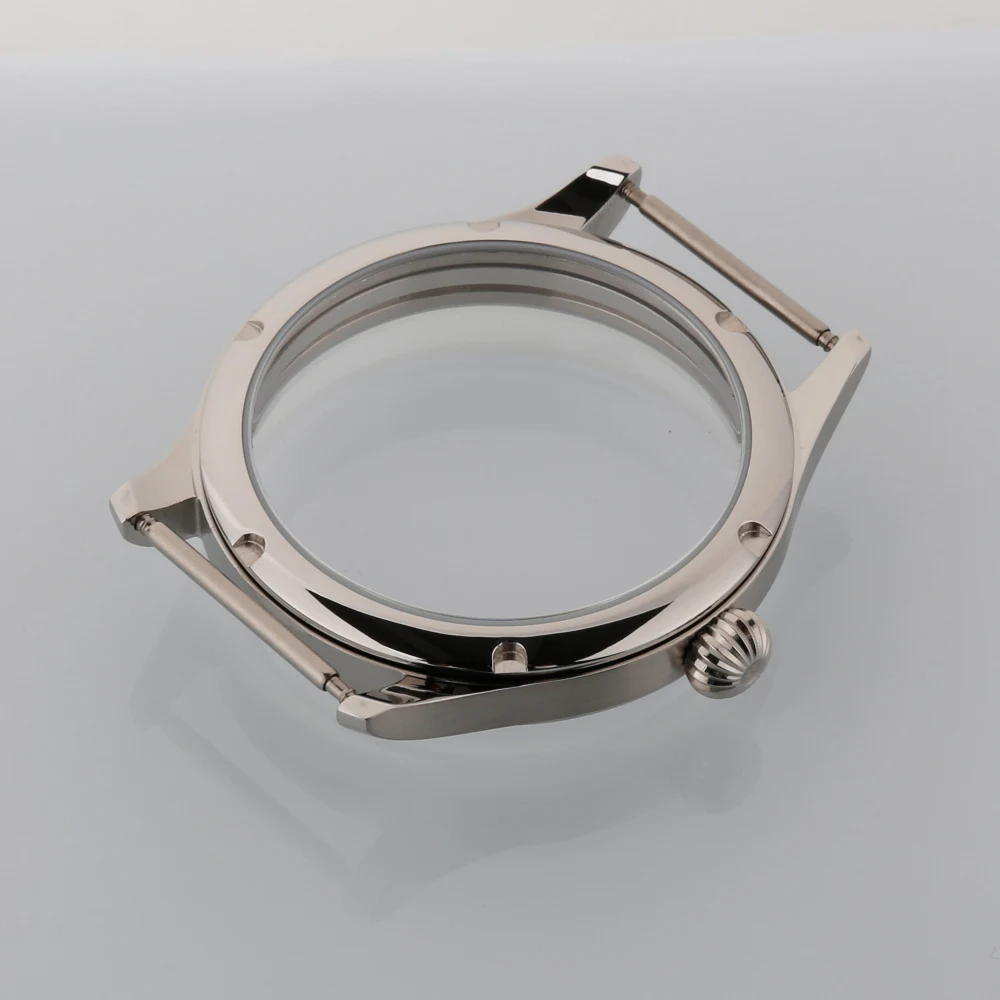 Parnis 44mm 316L Stainless Steel Watch Case fit 6497/6498 Mechanical Hand Wind Movement
Parnis 44mm 316L Stainless Steel Watch Case fit 6497/6498 Mechanical Hand Wind Movement