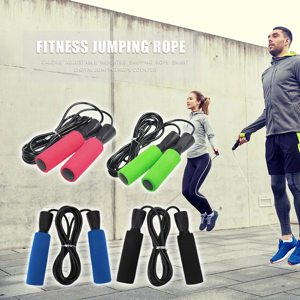 Adjustable Portable Sports Skipping Rope Fitness Ball Kids Adult Jump Ropes Bearing Jumping Rope Fast Speed Counting Jump Skip
Adjustable Portable Sports Skipping Rope Fitness Ball Kids Adult Jump Ropes Bearing Jumping Rope Fast Speed Counting Jump Skip