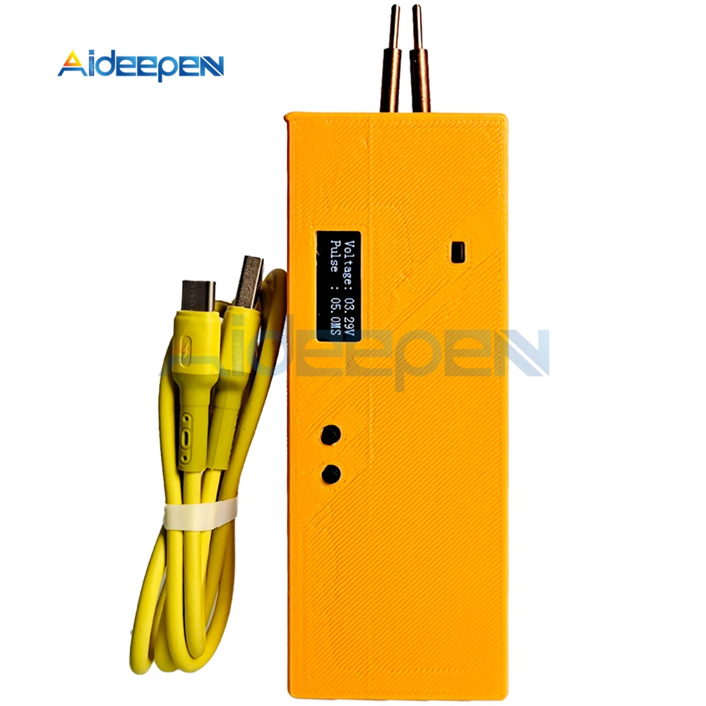 Mini Handheld Spot Welder Portable 70C Battery Spot Welding Machine Integrated Control Welding Tools OLED 0.15mm 18650 Battery
Mini Handheld Spot Welder Portable 70C Battery Spot Welding Machine Integrated Control Welding Tools OLED 0.15mm 18650 Battery