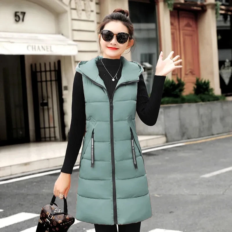 2021 New Winter Women Parkas Long Coat Hooded Jacket Vestcoat Female Cotton Padded Parka Feminina Outerwear Plus Size
2021 New Winter Women Parkas Long Coat Hooded Jacket Vestcoat Female Cotton Padded Parka Feminina Outerwear Plus Size