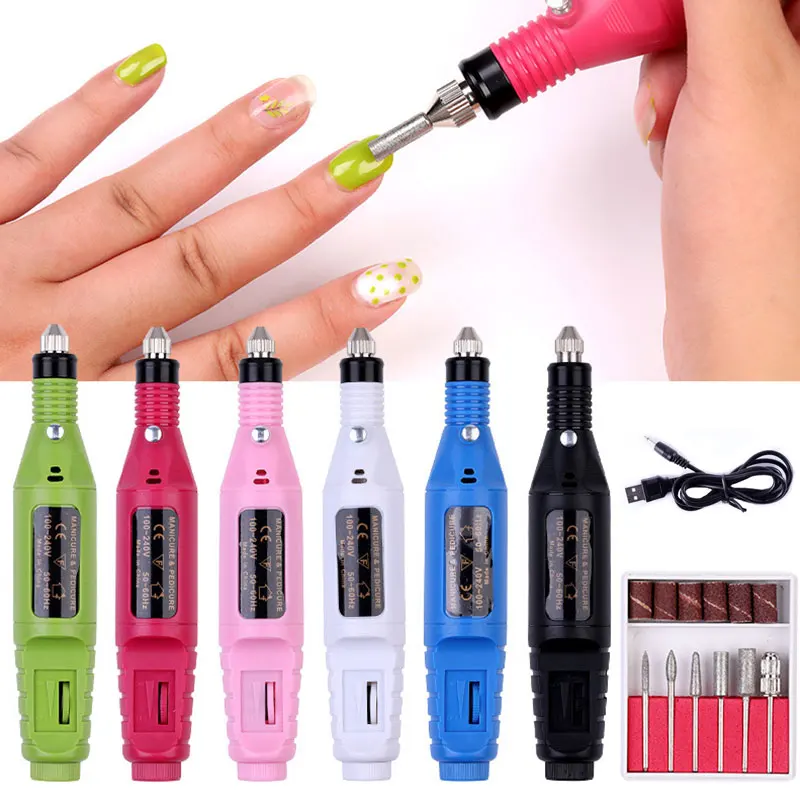 Mini Electric Nail Polisher Nail File Set USB Electric Nail Polisher Mill Cutter Nail Drill Machine Manicure Replacement Head
Mini Electric Nail Polisher Nail File Set USB Electric Nail Polisher Mill Cutter Nail Drill Machine Manicure Replacement Head