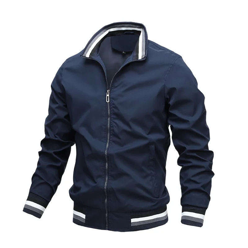 Men's jacket color matching coat casual Classic Motorcycle coat coat zipper jacket casual men's motorcycle suit
Men's jacket color matching coat casual Classic Motorcycle coat coat zipper jacket casual men's motorcycle suit