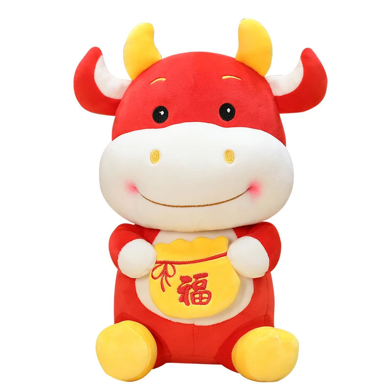 22cm/35cm Cute Cattle Plush Toys Stuffed Animals Soft Plush Cattle with Blessing bag Mascot Kids Toy Girls Gift Xmas Gift
22cm/35cm Cute Cattle Plush Toys Stuffed Animals Soft Plush Cattle with Blessing bag Mascot Kids Toy Girls Gift Xmas Gift