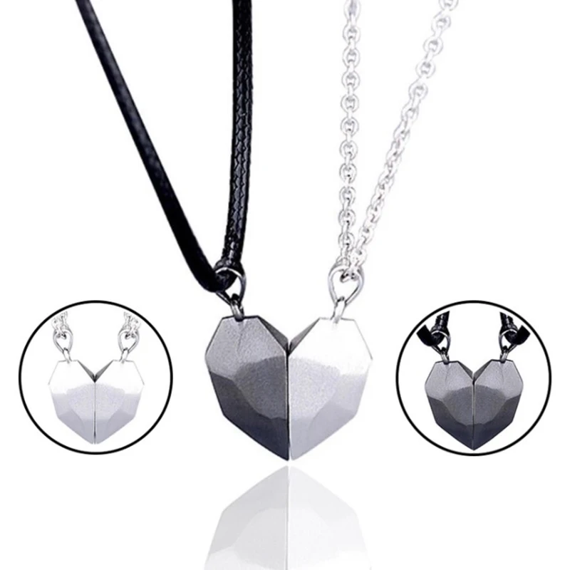 2 Stuks Magnetische Paar Ketting Liefhebbers Hart Hanger Afstand Facet Charm Ketting Vrouwen Valentijnsdag Gift
2 Stuks Magnetische Paar Ketting Liefhebbers Hart Hanger Afstand Facet Charm Ketting Vrouwen Valentijnsdag Gift