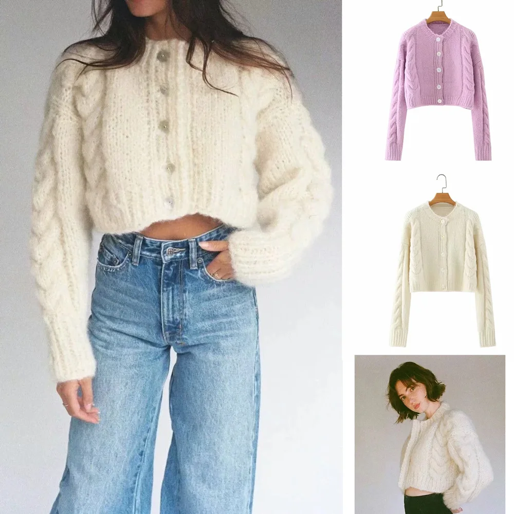 Knit Cardigan Brandy Women Sweater Vintage Long Sleeve Casual Crochet Sweater Cardigan 2021 Autumn Winter Sweater Woman Cardigan
Knit Cardigan Brandy Women Sweater Vintage Long Sleeve Casual Crochet Sweater Cardigan 2021 Autumn Winter Sweater Woman Cardigan