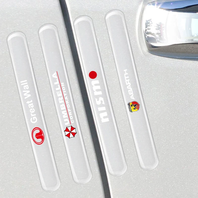 

4pcs Car Door Handle Transparent Anti-Collision Sticker Goods For BYD F3 I3 F0 F6 S6 S8 E5 E6 G3 G6 L3 S7 M6 Tang Song Qing Yuan