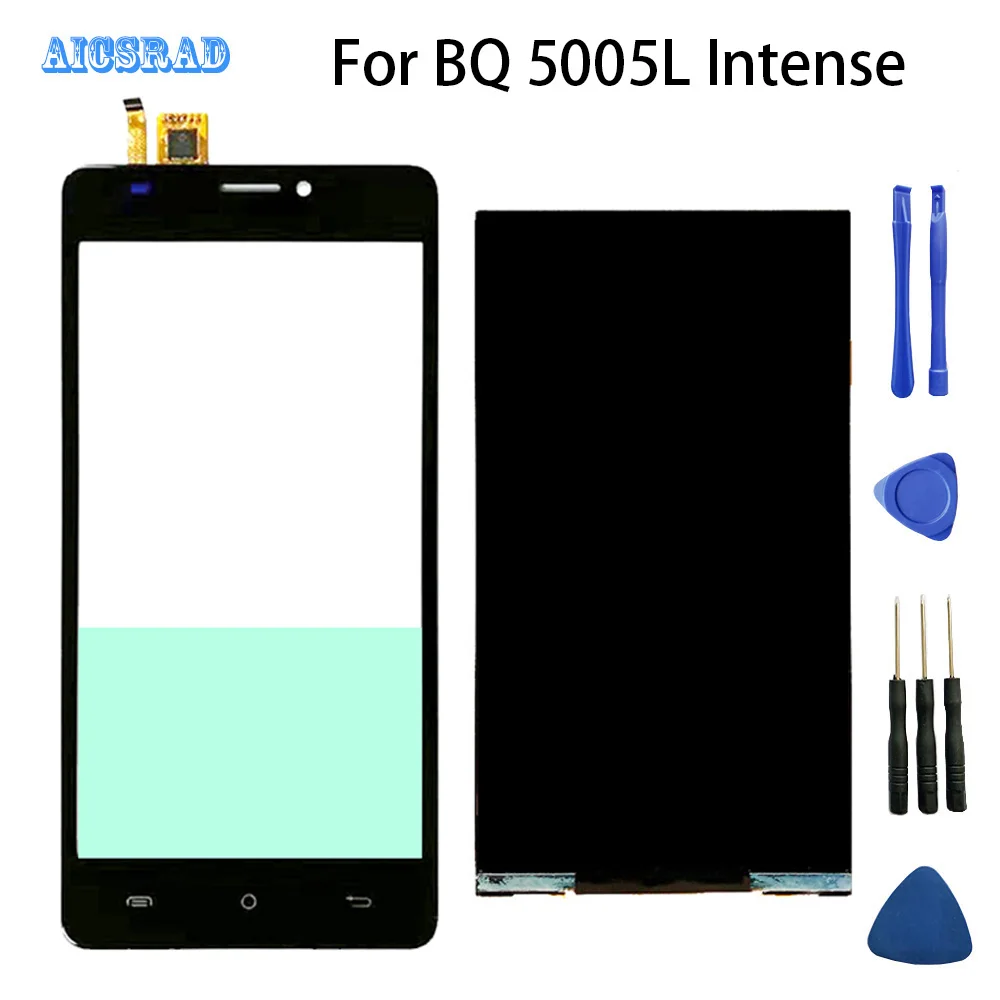 Сенсорный экран AICSRAD для BQ 5005L 5005 BQ5005 BQ5005L 100% гарантия протестированное стекло + ЖК