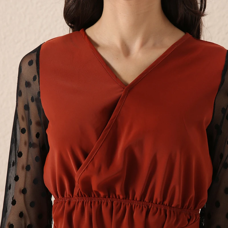 Sexy Sashes V Neck Party Dress Women Long Sleeve Lace Patchwork a Line Elegant Dress 2020 Autumn Female Club Party Dress Mini
Sexy Sashes V Neck Party Dress Women Long Sleeve Lace Patchwork a Line Elegant Dress 2020 Autumn Female Club Party Dress Mini