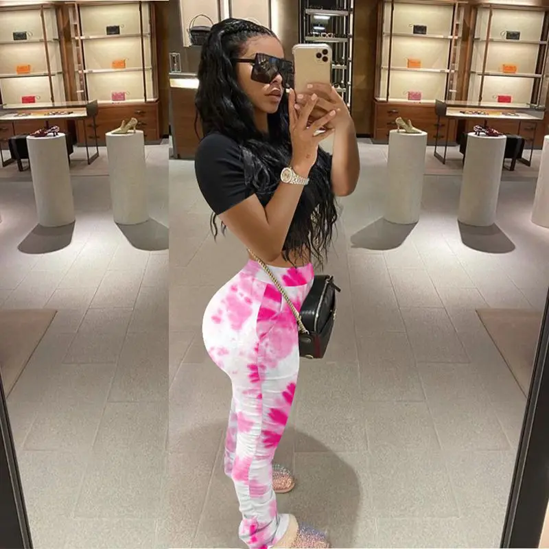 High Waist Stacked Sweatpants Women Joggers Tie Dye Print Elastic Sexy Legging 2020 Bottoms Trouser Fitness Ruched Pants Outfits
High Waist Stacked Sweatpants Women Joggers Tie Dye Print Elastic Sexy Legging 2020 Bottoms Trouser Fitness Ruched Pants Outfits