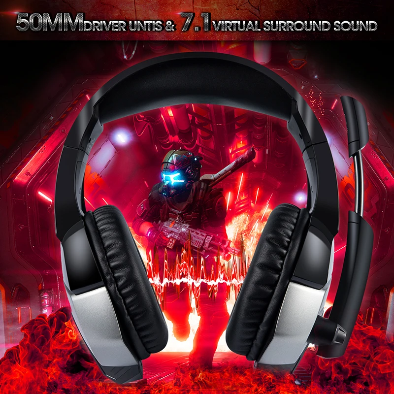 2021 ONIKUMA K5Pro Gaming Headset With Mic RGB Luminous Noise Reduction Headset 7.1 VIRTUAL SURROUND SOUND Headset Best Gifts
2021 ONIKUMA K5Pro Gaming Headset With Mic RGB Luminous Noise Reduction Headset 7.1 VIRTUAL SURROUND SOUND Headset Best Gifts