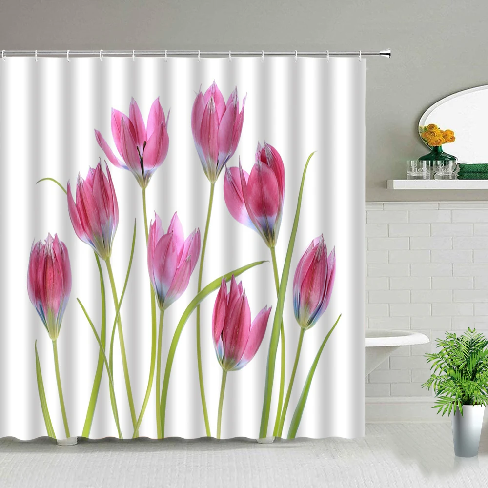 Flower Tulip Print Shower Curtains Dandelion Sunflower Floral Plant Scenery Bathroom Curtain Waterproof Bathtub Decor With Hooks
Flower Tulip Print Shower Curtains Dandelion Sunflower Floral Plant Scenery Bathroom Curtain Waterproof Bathtub Decor With Hooks