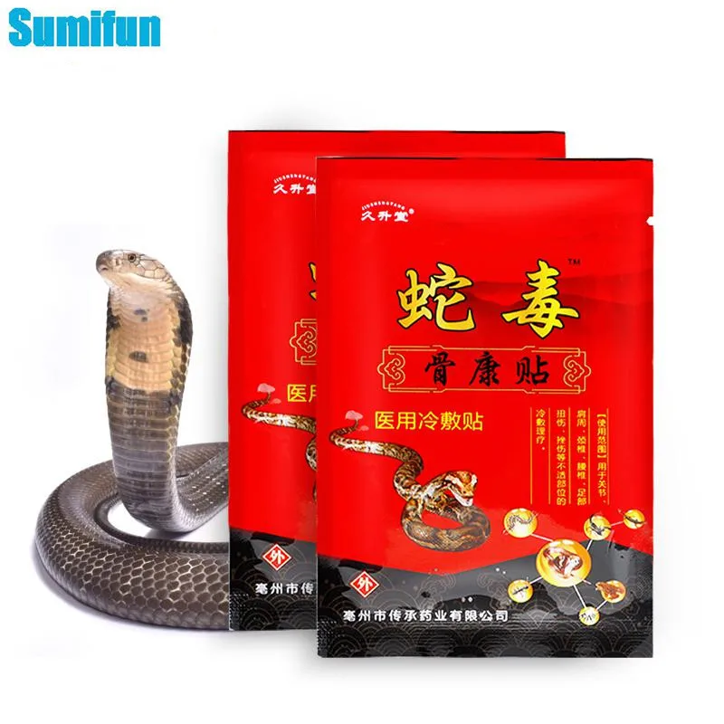 8Pcs Snake Venom Extraction Pain Relief Patches Rheumatoid Arthritis Joint Neck Muscle Analgesic Medical Cold-compress Patches
8Pcs Snake Venom Extraction Pain Relief Patches Rheumatoid Arthritis Joint Neck Muscle Analgesic Medical Cold-compress Patches