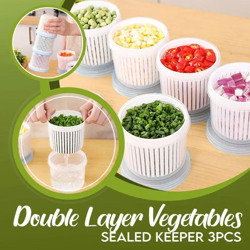 Double Layer Vegetables Sealed Keeper rain Case Moisture-proof Double Layer PP Vegetables Storage Box for Refrigerator
Double Layer Vegetables Sealed Keeper rain Case Moisture-proof Double Layer PP Vegetables Storage Box for Refrigerator