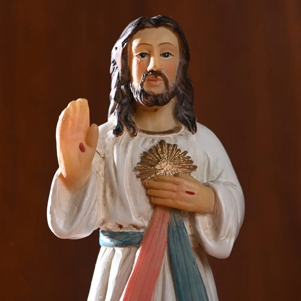 Jesus Resin Statue Religious Handmade Religious Ornaments Statue Figurine For Desktop Church Christmas Souvenir Gifts
Jesus Resin Statue Religious Handmade Religious Ornaments Statue Figurine For Desktop Church Christmas Souvenir Gifts