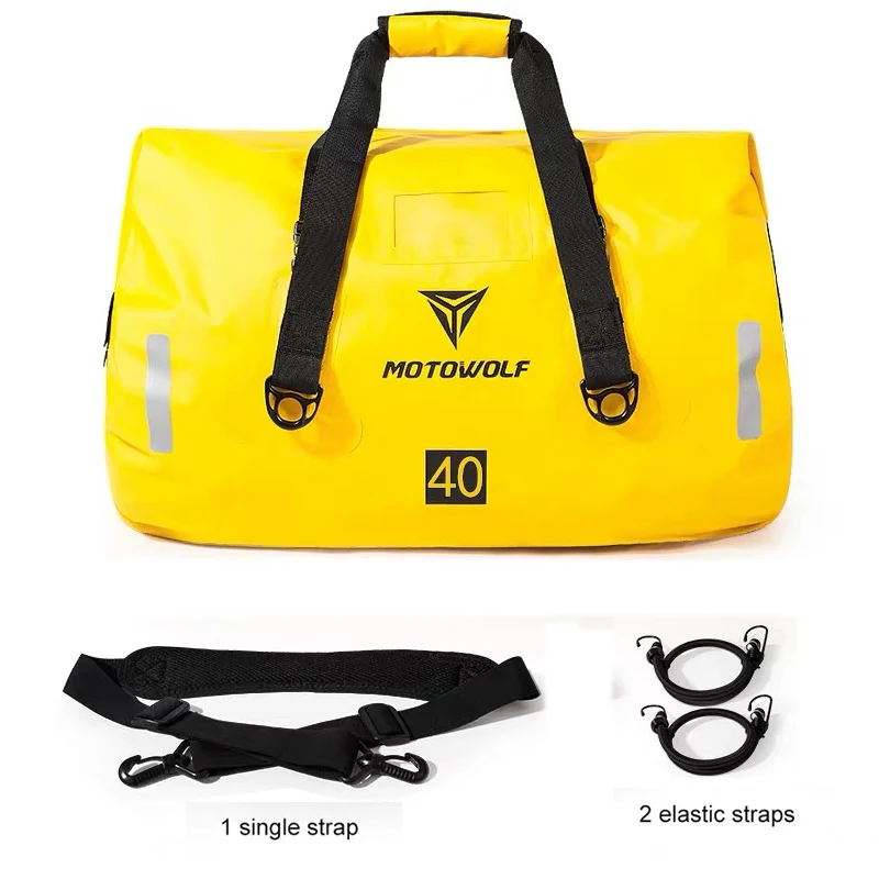 

Motorcycle waterproof tail bag rear seat bag 40L 66L 90L sports luggage travel bag for Honda Vfr 750 800 750F 1200F Xadv 750 X11