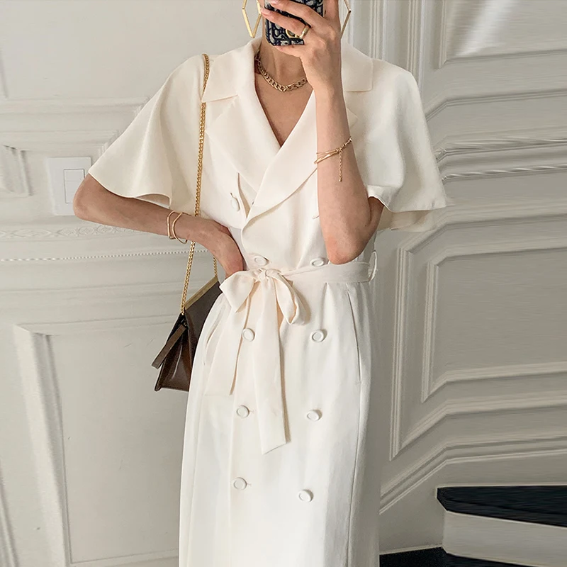 Summer Women's Office Elegant Dress Solid Color OL Detachable Cape Shawl Double Breasted Mixi Dress 2021 Female Vestidos
Summer Women's Office Elegant Dress Solid Color OL Detachable Cape Shawl Double Breasted Mixi Dress 2021 Female Vestidos