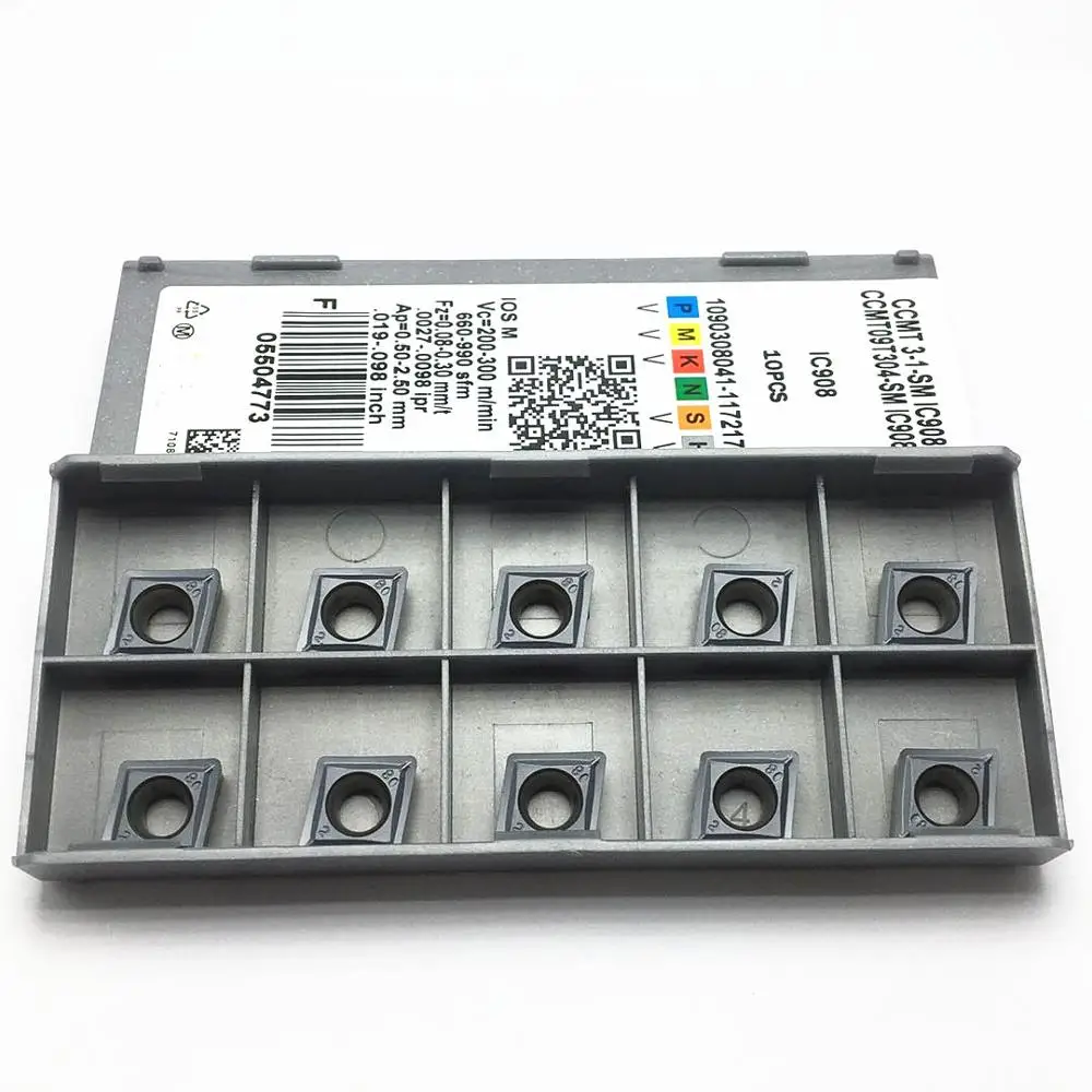 Твердосплавный токарный инструмент CCMT09T304 SM IC908, токарный инструмент, лезвие, токарный инструмент с ЧПУ для резки металла, токарный инструмент CCMT 09T304
Твердосплавный токарный инструмент CCMT09T304 SM IC908, токарный инструмент, лезвие, токарный инструмент с ЧПУ для резки металла, токарный инструмент CCMT 09T304