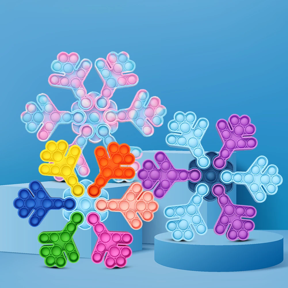 Anti-Stress Assembly Snowflake Puzzle Push Bubble Decompress Board Cup Mat Children Adult Family Holiday Funny Interactive Game
Anti-Stress Assembly Snowflake Puzzle Push Bubble Decompress Board Cup Mat Children Adult Family Holiday Funny Interactive Game