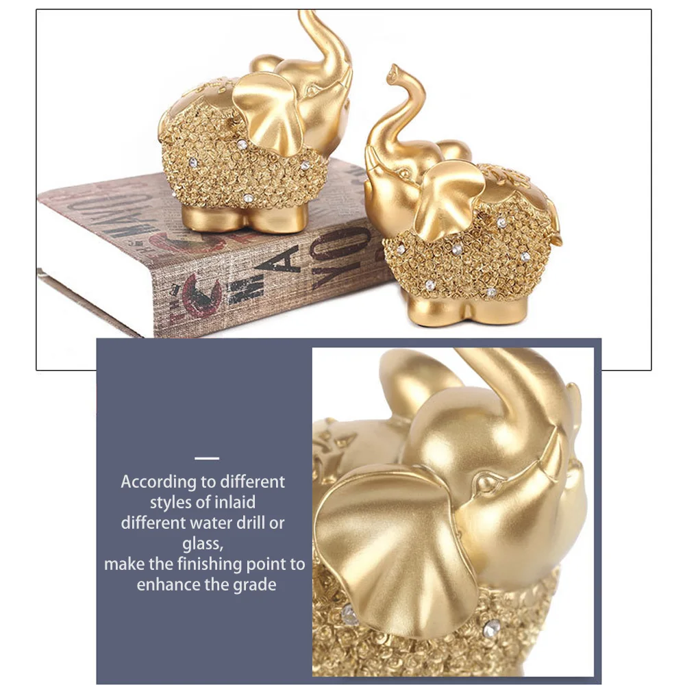 2pcs House Decoration Elephant Statue Figure Sculpture Statue Home Office Table Decor Ornament for Living Room Bedroom Desktop
2pcs House Decoration Elephant Statue Figure Sculpture Statue Home Office Table Decor Ornament for Living Room Bedroom Desktop