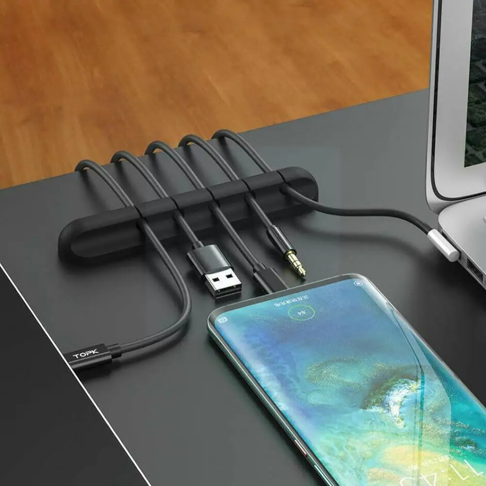 1pc Silicone Cable Organizer Silicone Usb Cable Winder Flexible Cable Management Clips Cable Holder For Mouse Headphone Ear N8w2
1pc Silicone Cable Organizer Silicone Usb Cable Winder Flexible Cable Management Clips Cable Holder For Mouse Headphone Ear N8w2