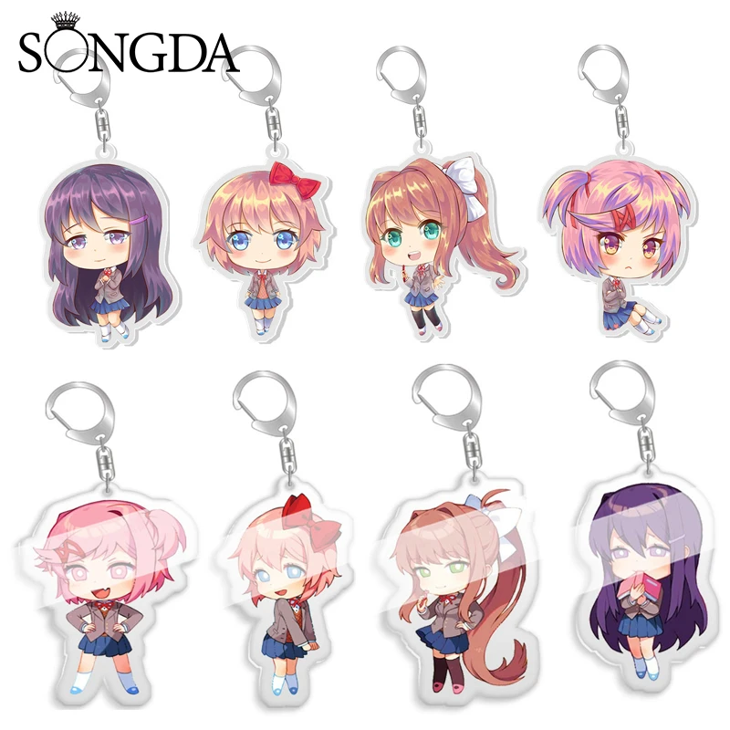 DDLC Anime Figure Acrylic Keychain Game Character Cartoon Cosplay Cute Keyring Bag Car Key Chains Fans Trinkets Jewelry Gifts
DDLC Anime Figure Acrylic Keychain Game Character Cartoon Cosplay Cute Keyring Bag Car Key Chains Fans Trinkets Jewelry Gifts