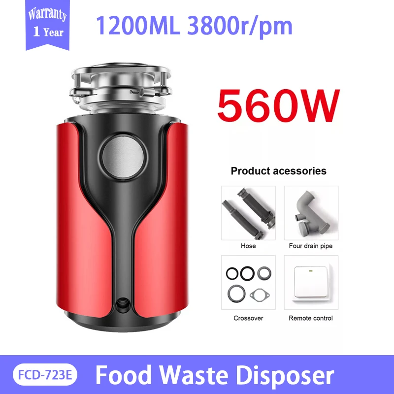 Food Waste Garbage disposal German Technology septic assist 1 HP Household garbage disposer
Food Waste Garbage disposal German Technology septic assist 1 HP Household garbage disposer