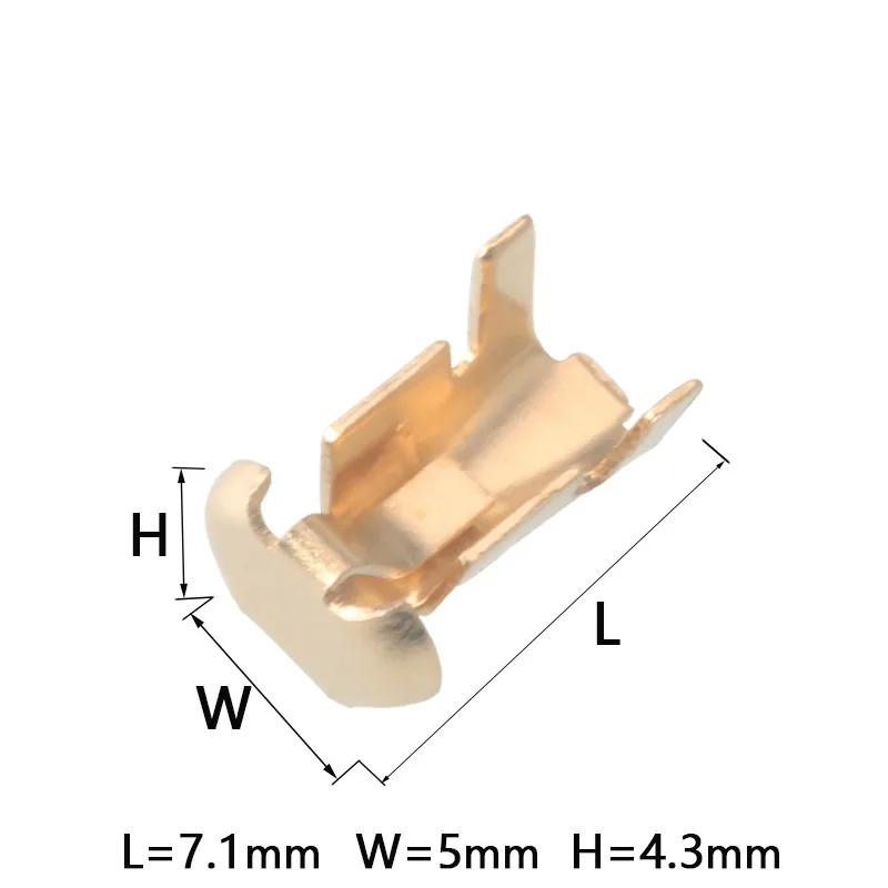 Auto Brass Tyco Wire Harness Connector Crimp Terminal Fuse Holder Button Contact DJ9007A
Auto Brass Tyco Wire Harness Connector Crimp Terminal Fuse Holder Button Contact DJ9007A