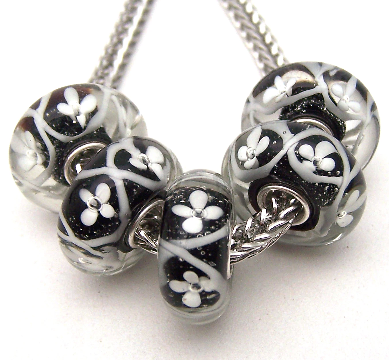 JGWG3039 5X 100% Authenticity S925 Sterling Silver Beads Murano Glass beads Fit European Charms Bracelet diy jewelry Lampwork
JGWG3039 5X 100% Authenticity S925 Sterling Silver Beads Murano Glass beads Fit European Charms Bracelet diy jewelry Lampwork