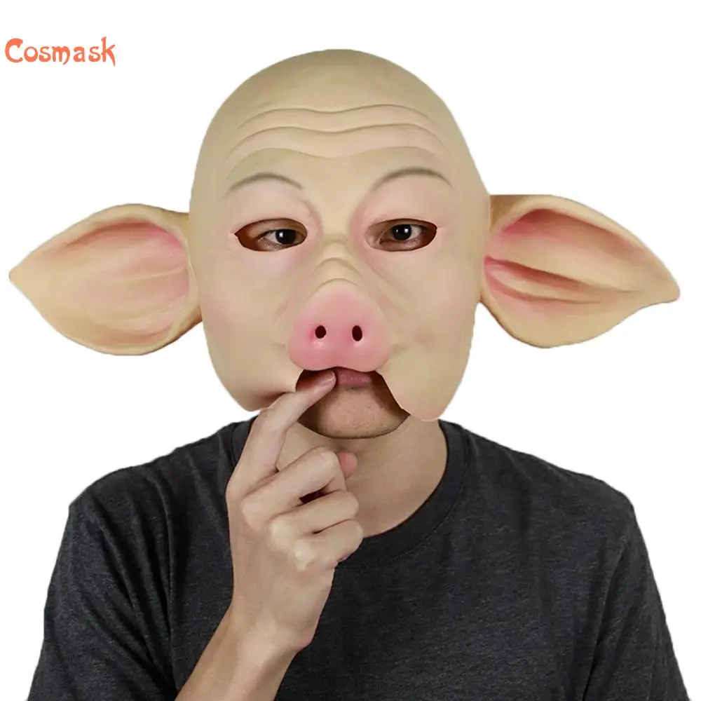 Маска для Хэллоуина Cosmask, на все лицо, милая голова свиньи, страшная маска, костюм косплей-реквизиты для вечеринки
Маска для Хэллоуина Cosmask, на все лицо, милая голова свиньи, страшная маска, костюм косплей-реквизиты для вечеринки