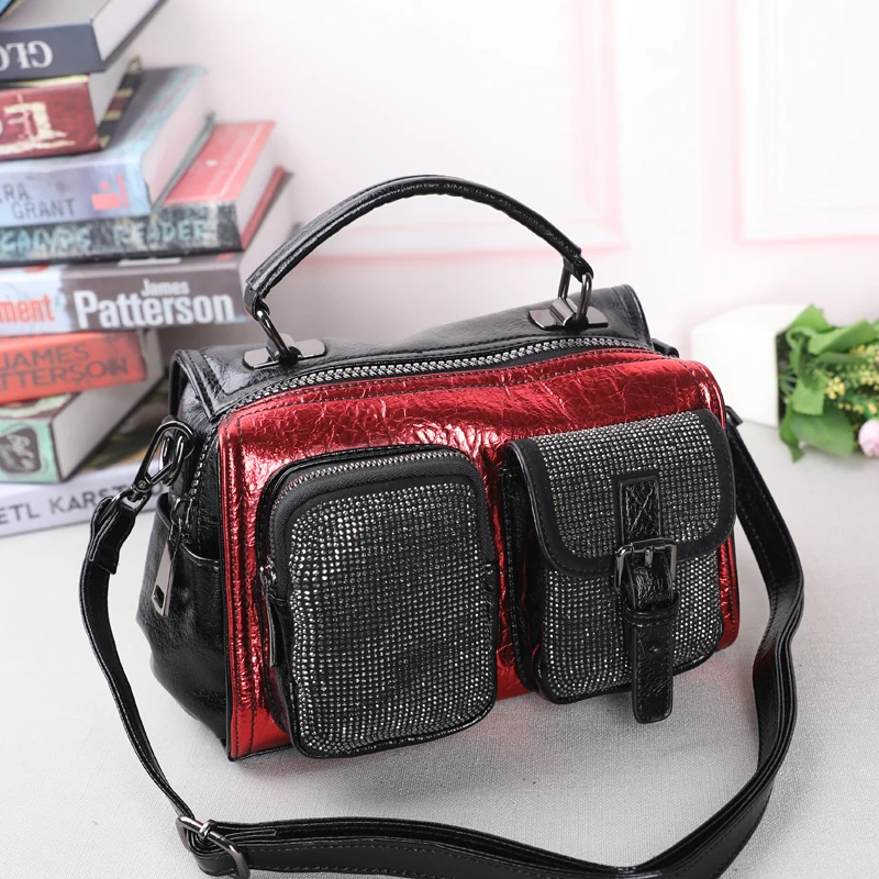 SHEEBroadband ironing and drilling single-shoulder bag 2020 new color fashion single-shoulder cross-body women's bag set with di
SHEEBroadband ironing and drilling single-shoulder bag 2020 new color fashion single-shoulder cross-body women's bag set with di