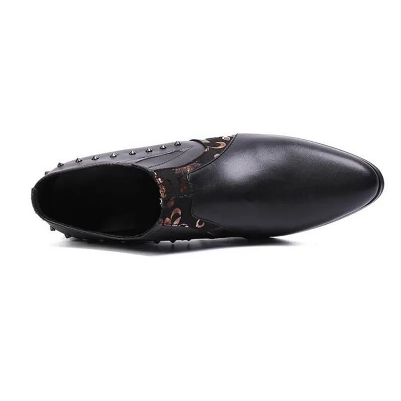Luxury Handmade Black Dress Shoes Men High Heel Pointed Toe Oxford Wedding Shoes Height Increase Career Work Jazz Dance Shoes
Luxury Handmade Black Dress Shoes Men High Heel Pointed Toe Oxford Wedding Shoes Height Increase Career Work Jazz Dance Shoes