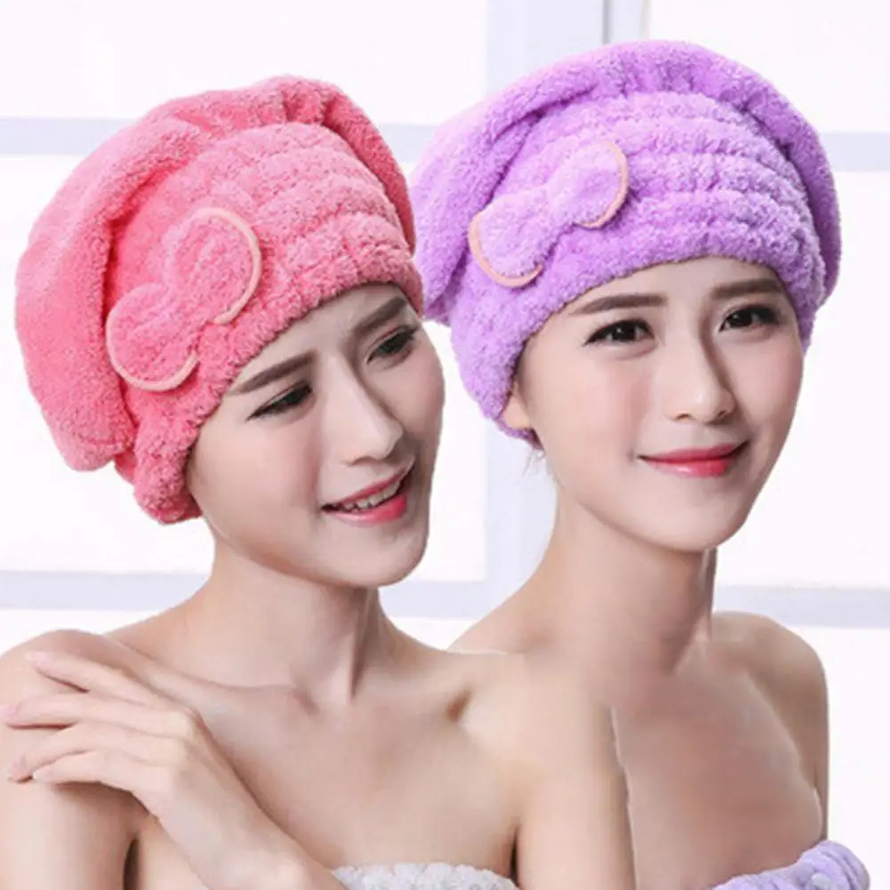 Durable Quick Dry Towel Shower Cap Soft Super Absorbent Coral Fleece Hair Drying Cap Towel for Women
Durable Quick Dry Towel Shower Cap Soft Super Absorbent Coral Fleece Hair Drying Cap Towel for Women