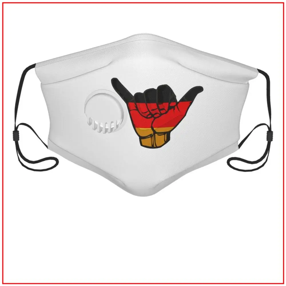 Shaka Sign Germany Flag Kids Men Women Face Mask Mondkapjes Masbaar Cool Designer Funny Cotton Training Cooling Designs Facemask
Shaka Sign Germany Flag Kids Men Women Face Mask Mondkapjes Masbaar Cool Designer Funny Cotton Training Cooling Designs Facemask