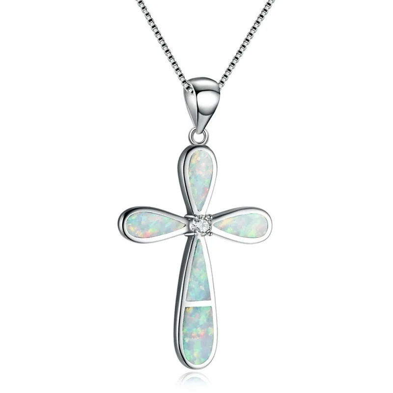 Fashionable New Four-leaf Clover Style Pendant Simple Cross Pendant Necklaces Women Wedding Engagement Party Jewelry Gifts
Fashionable New Four-leaf Clover Style Pendant Simple Cross Pendant Necklaces Women Wedding Engagement Party Jewelry Gifts