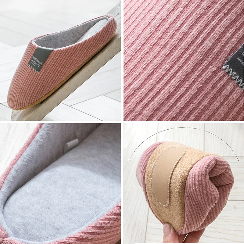 Autumn/Winter House Slippers Women Men Unisex Shoes Soft Warm Couples Knitted Cotton Brief Cozy Light Quiet Bedroom 2020 New
Autumn/Winter House Slippers Women Men Unisex Shoes Soft Warm Couples Knitted Cotton Brief Cozy Light Quiet Bedroom 2020 New