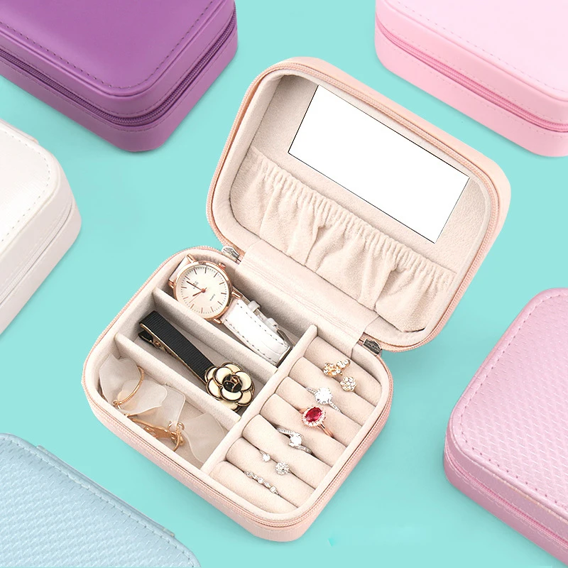 candy color fashion women zipper jewelry box mini style leather Jewelry Storage Case for Home Travel girl gift 200805-62
candy color fashion women zipper jewelry box mini style leather Jewelry Storage Case for Home Travel girl gift 200805-62
