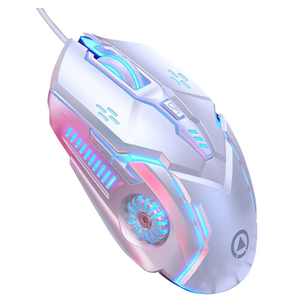 

Wired Gaming Mice - High Performance 1200/1600/2400/3200 DPI Mouse Gaming RGB Backlight 6 Programmable Buttons Mute Gaming Mice