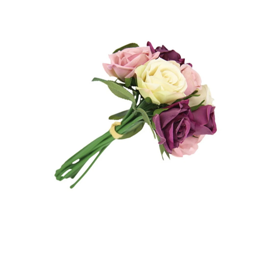 Silk Flowers Artificial Rose Bouquet Photography Props Pastoral Home Living Room Wedding Decoration Fake Roses
Silk Flowers Artificial Rose Bouquet Photography Props Pastoral Home Living Room Wedding Decoration Fake Roses