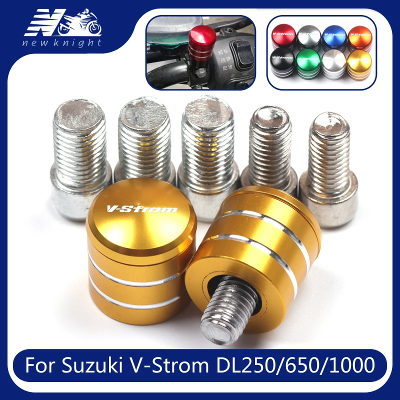 For Suzuki V-Strom 250 DL250 DL650 DL1000 VStrom 650 1000 1050 1050XT Mtorcycle Rearview Handlebar Mirror Bolt Screws Adapter
For Suzuki V-Strom 250 DL250 DL650 DL1000 VStrom 650 1000 1050 1050XT Mtorcycle Rearview Handlebar Mirror Bolt Screws Adapter