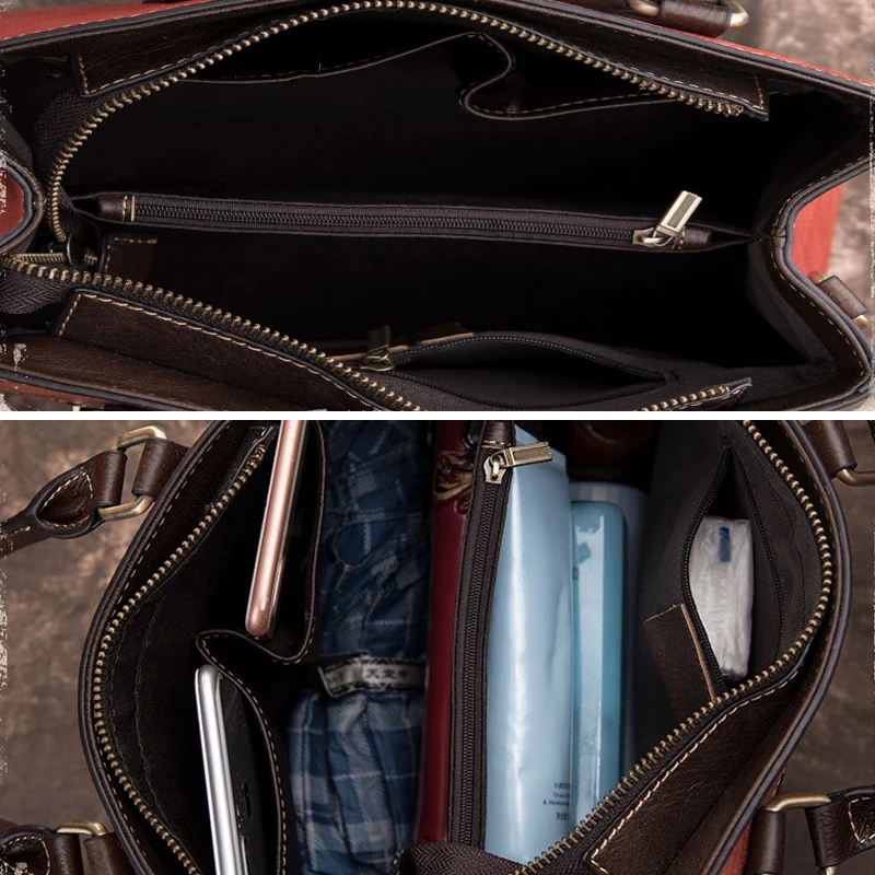 New Genuine Leather Handmade Shoulder Bag Female Cross Body Bags Vintage Luxury Design Ladies Handbag Messenger Bags for Women
New Genuine Leather Handmade Shoulder Bag Female Cross Body Bags Vintage Luxury Design Ladies Handbag Messenger Bags for Women