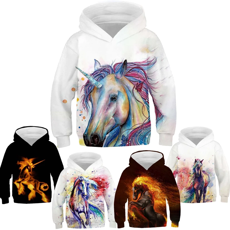 3D Printing Horse Hoodie Autumn Winter Kids Boys Girls Animals Sweatshirts Harajuku Toddler Tracksuit Children Unicorn Pullover
3D Printing Horse Hoodie Autumn Winter Kids Boys Girls Animals Sweatshirts Harajuku Toddler Tracksuit Children Unicorn Pullover