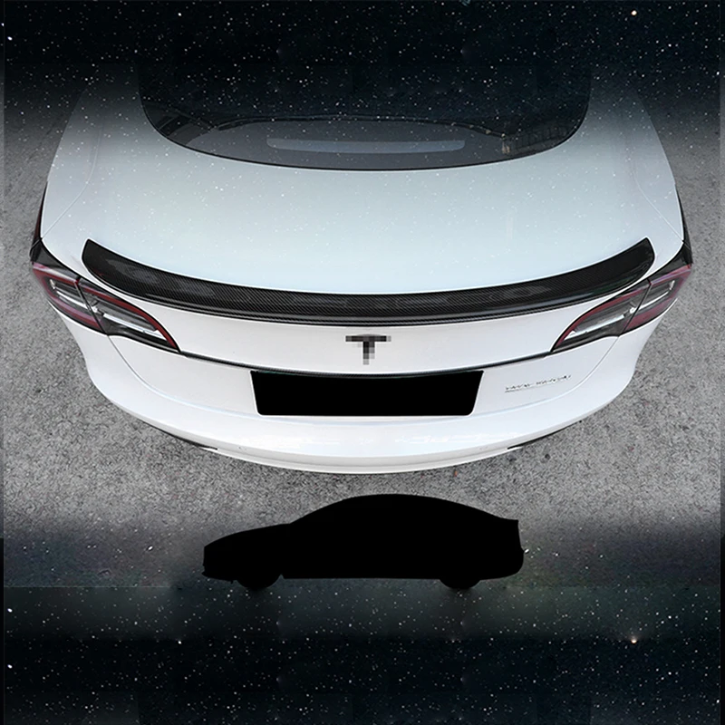 Car Tail Spoiler Trim Strip Rear Wing Sticker Carbon Fiber Cover Modified Exterior Decoration for Tesla Model 3 Accessories
Car Tail Spoiler Trim Strip Rear Wing Sticker Carbon Fiber Cover Modified Exterior Decoration for Tesla Model 3 Accessories