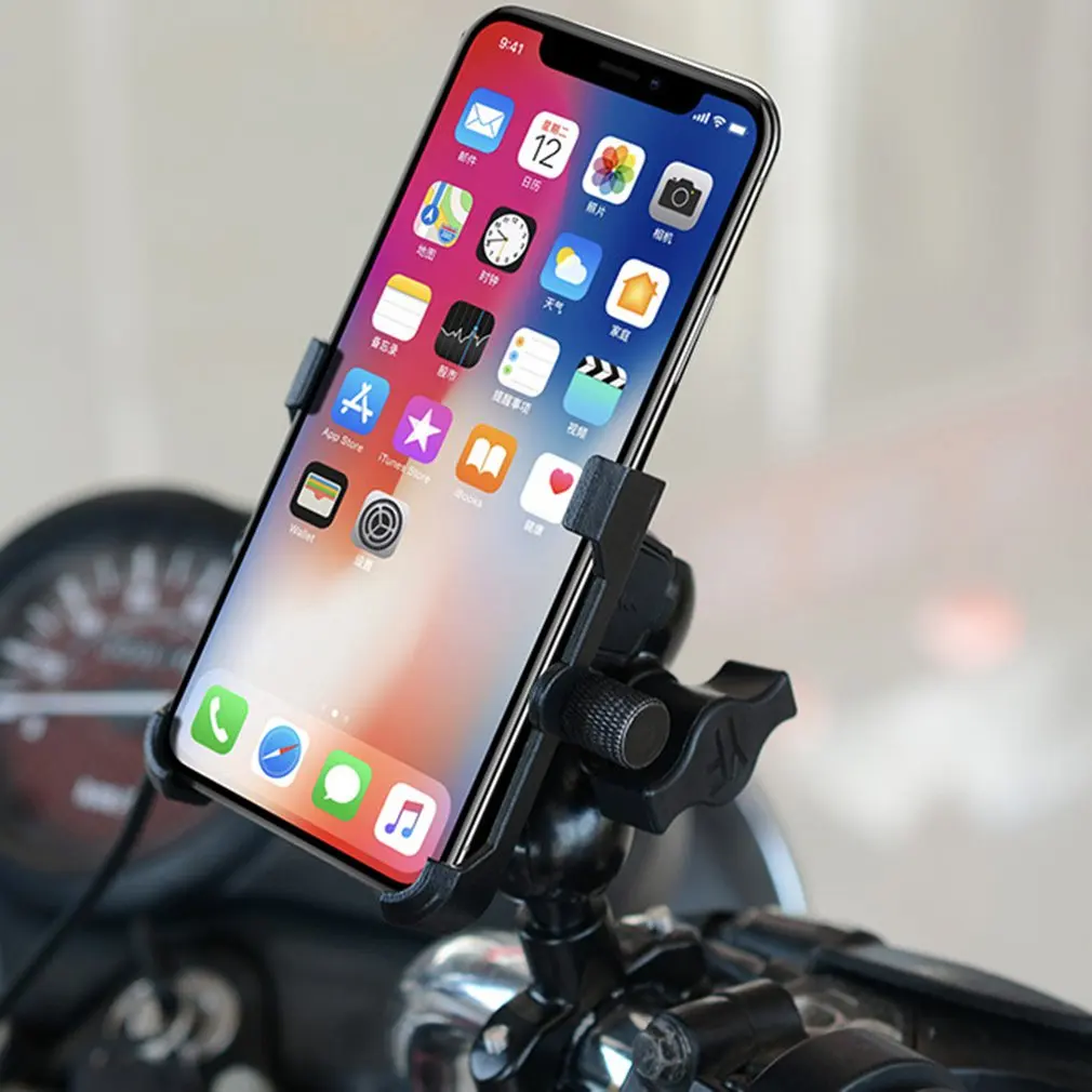 Waterproof Metal Motorcycle Smart Phone Mount with QC 3.0 USB Quick Charger Motorbike Mirror Handlebar Stand Holder
Waterproof Metal Motorcycle Smart Phone Mount with QC 3.0 USB Quick Charger Motorbike Mirror Handlebar Stand Holder