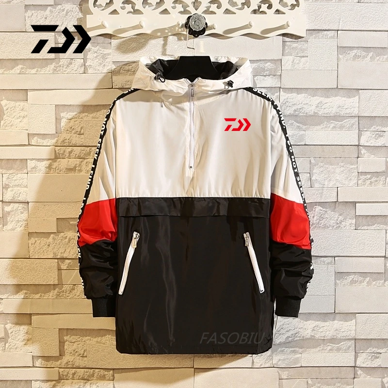 Daiwa Spring Autumn Windproof Fishing Clothes Long Sleeve Hooded Fishing Clothing Outdoor Sport Fishing Jackets Men's Top
Daiwa Spring Autumn Windproof Fishing Clothes Long Sleeve Hooded Fishing Clothing Outdoor Sport Fishing Jackets Men's Top
