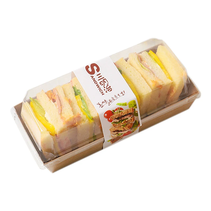 10pcs Sandwich Kraft Paper Plastic Packaging Box Pork Floss Puff Cake Towel Roll Box Swiss Roll Cake Roll Box S7
10pcs Sandwich Kraft Paper Plastic Packaging Box Pork Floss Puff Cake Towel Roll Box Swiss Roll Cake Roll Box S7