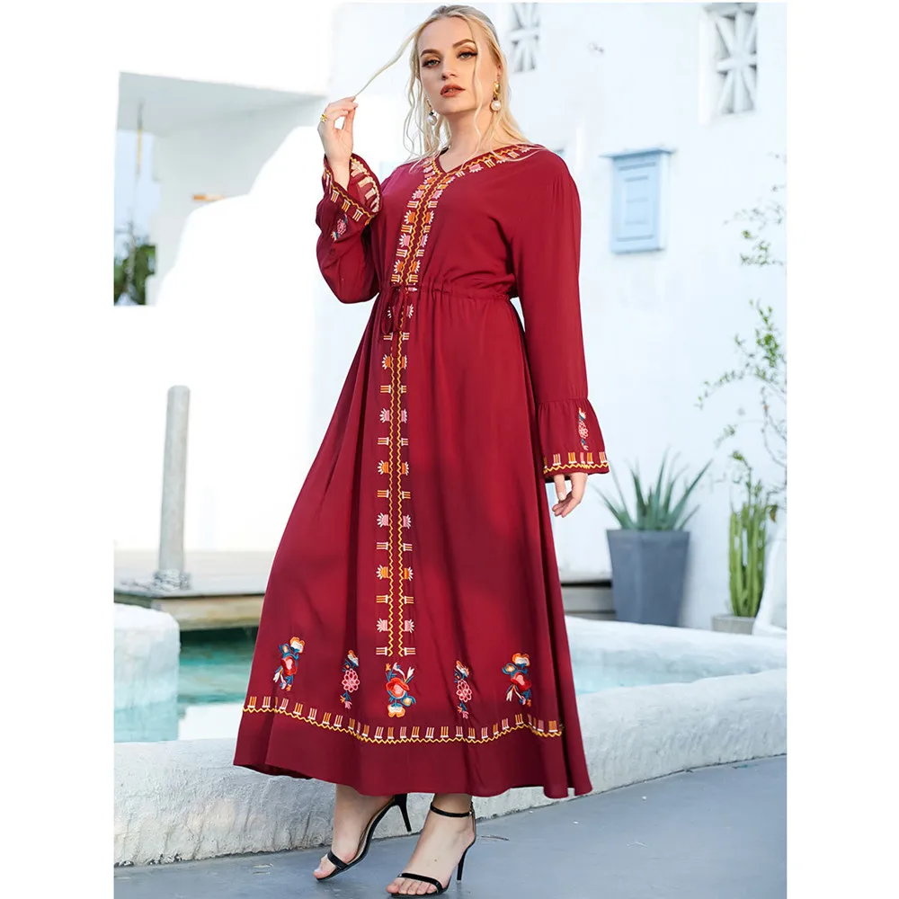 Plus Size Embroidery Abaya Dubai Kaftan Women Muslim Long Maxi Dress Turkey Caftan Arab Robe Islamic Clothing Eid Ramadan Abayas
Plus Size Embroidery Abaya Dubai Kaftan Women Muslim Long Maxi Dress Turkey Caftan Arab Robe Islamic Clothing Eid Ramadan Abayas